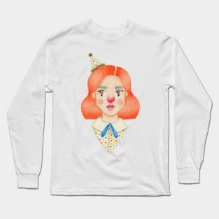 Clown Girl Long Sleeve T-Shirt